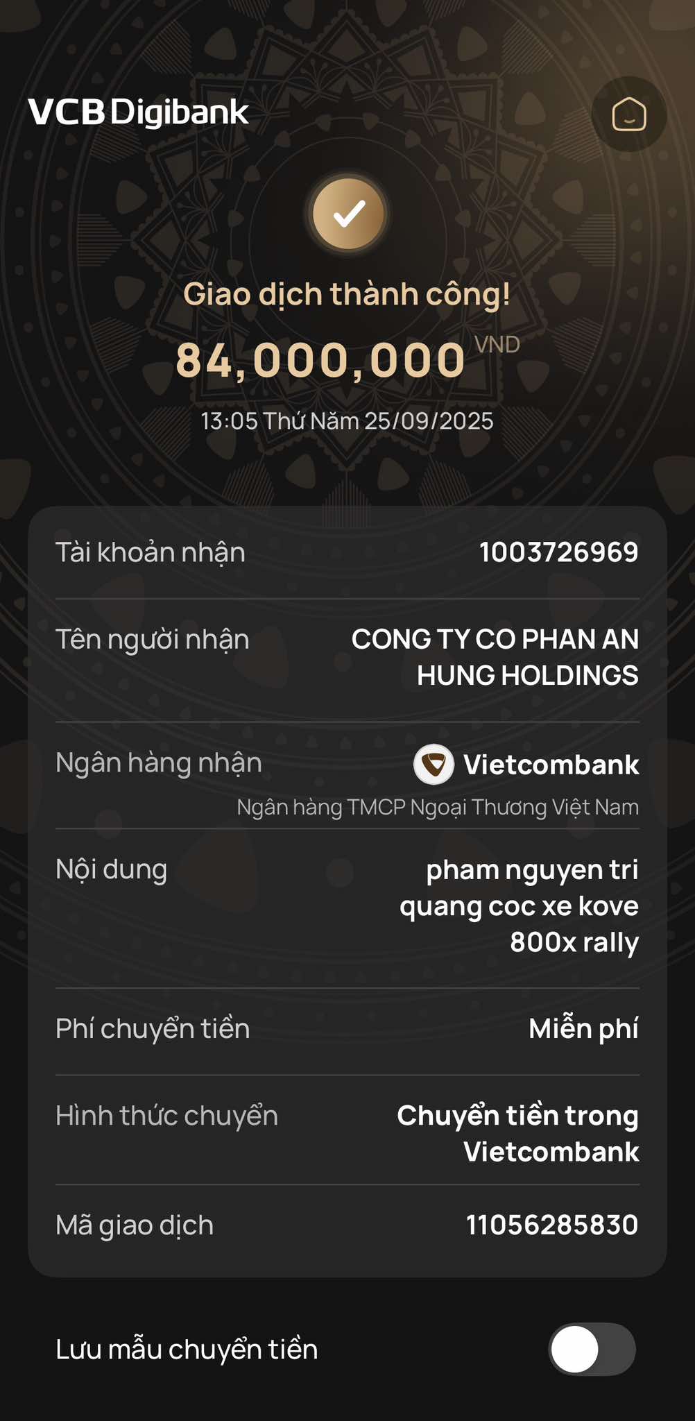 Quang transaction 1